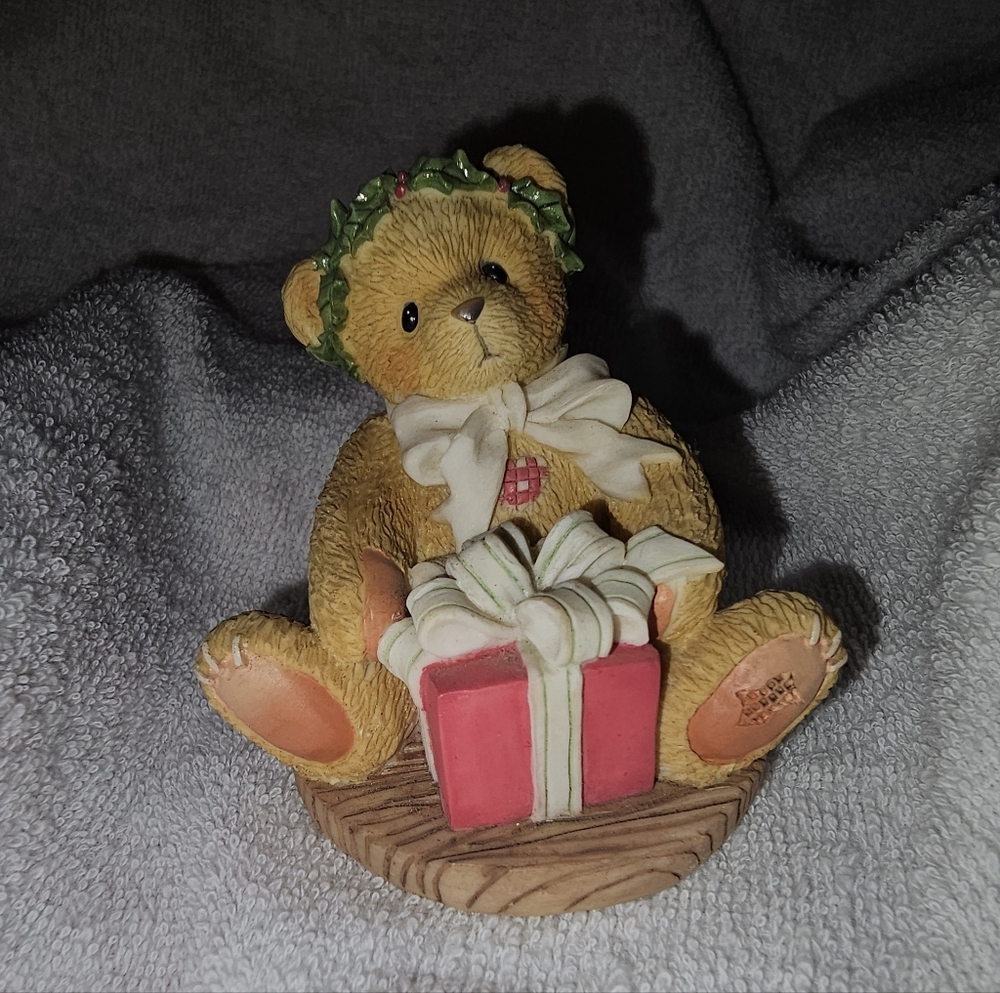 Cherished Teddies Margy 478602 Avon Exclusive Christmas Enesco 1998 Pre Owned